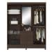 Guarda Roupa Urano 4 Portas Cafe Touch