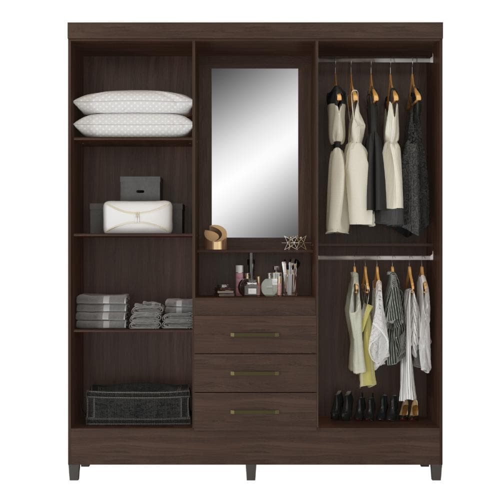 Guarda Roupa Urano 4 Portas Cafe Touch