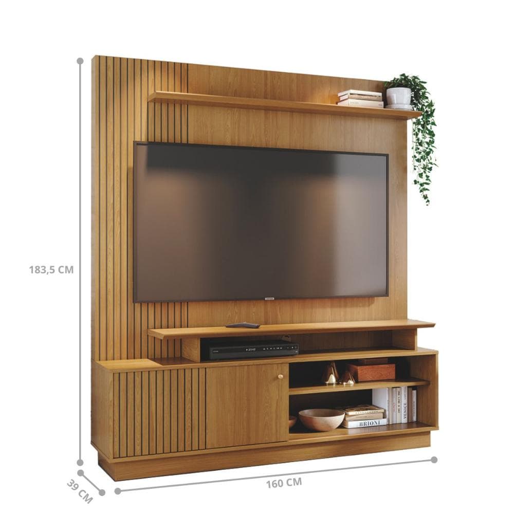 Home Painel Para TV Frostfall Cumaru