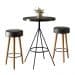 Kit Mesa Com 2 Banquetas Grecia Preto