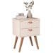 Mesa Apoio 2 Gavetas Mendoza Off White