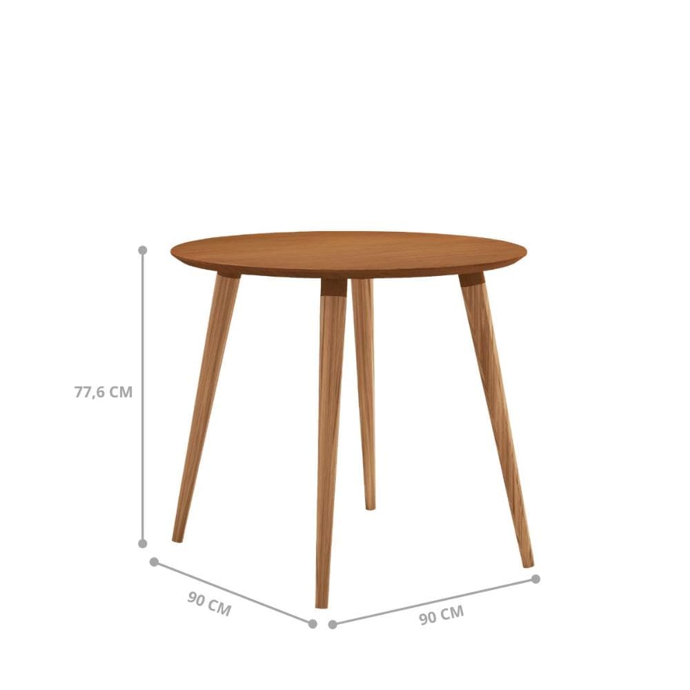 Mesa de Jantar Hill Cedro 4 Lugares