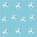 Papel de Parede Infantil Futebol Azul