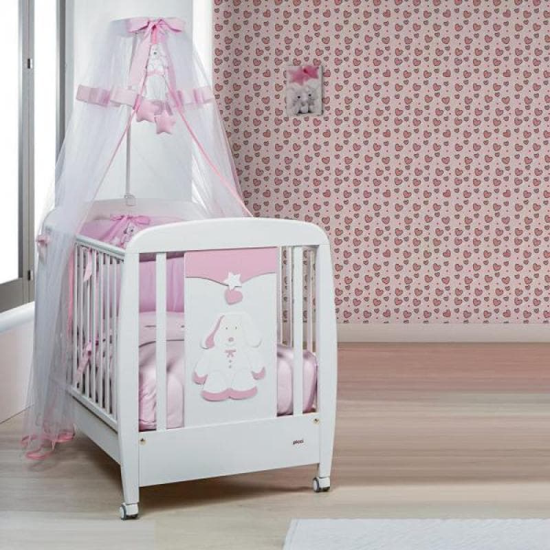 Papel de Parede Kids Corações com Asas