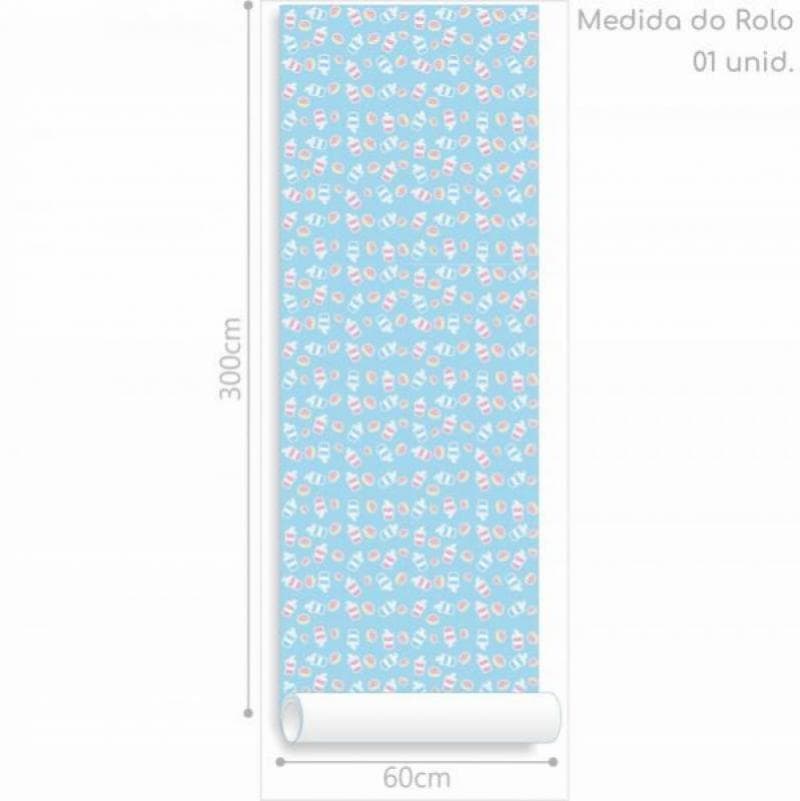 Papel de Parede Kids Milk Shake e Donuts