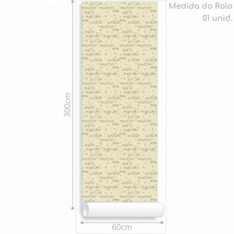 Papel de Parede Kids Notas Musicais