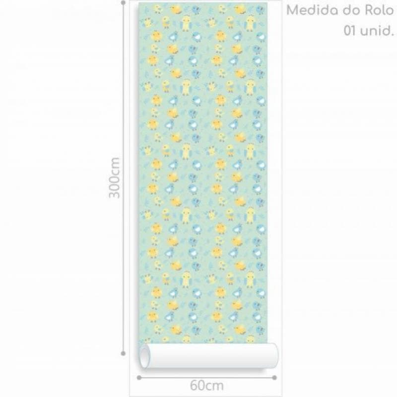 Papel de Parede Kids Passarinhos