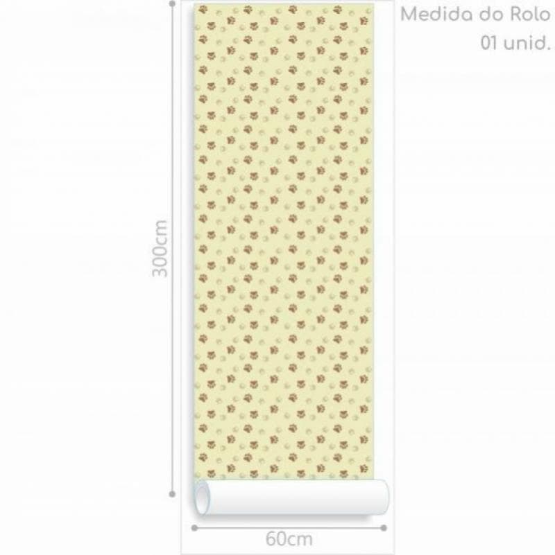 Papel de Parede Kids Patinhas Cachorro