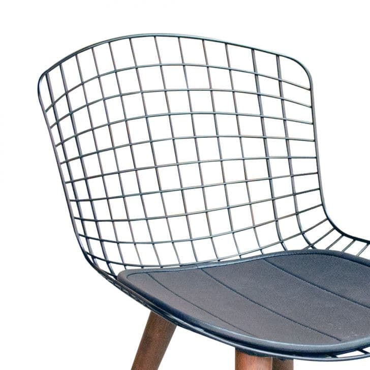 [OUTLET] Cadeira Bertoia Preta