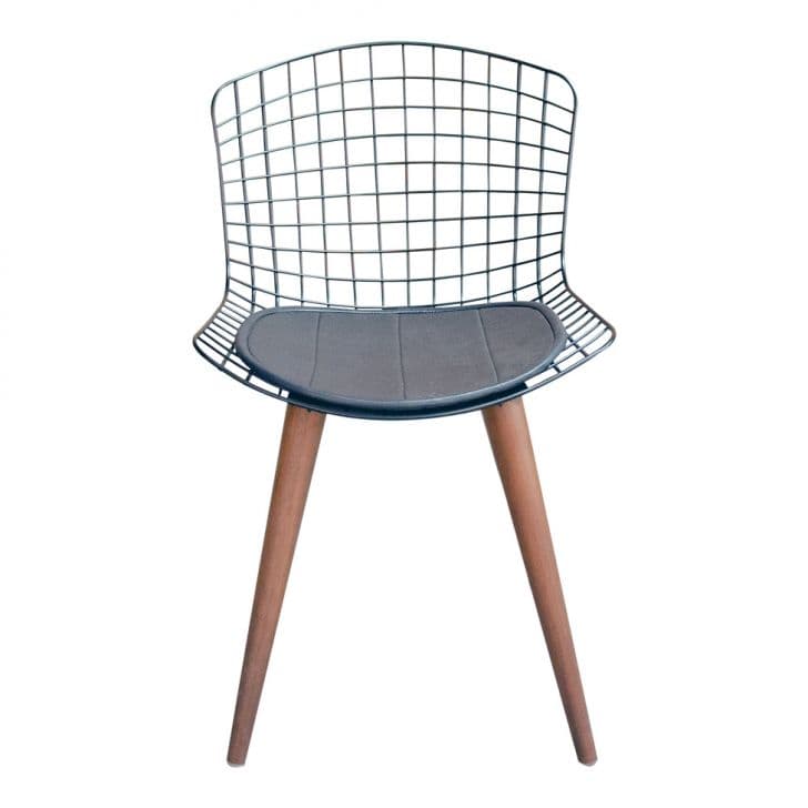 [OUTLET] Cadeira Bertoia Preta