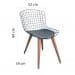 [OUTLET] Cadeira Bertoia Preta