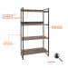 Estante Kuadra II Marrom Escuro 80 cm