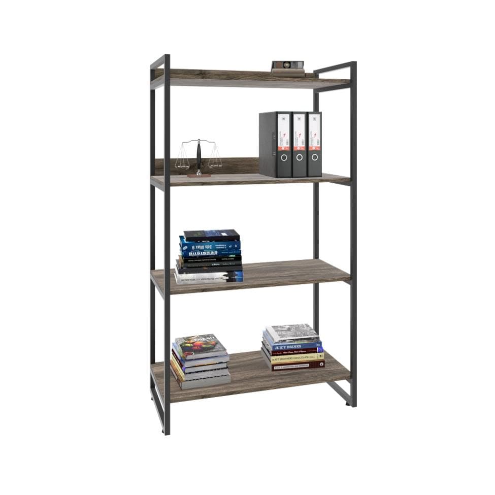 Estante Kuadra II Marrom Escuro 80 cm