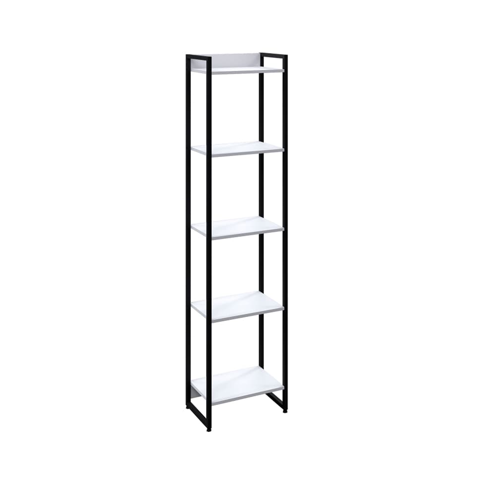 Estante Studio Branca e Preta 187 cm