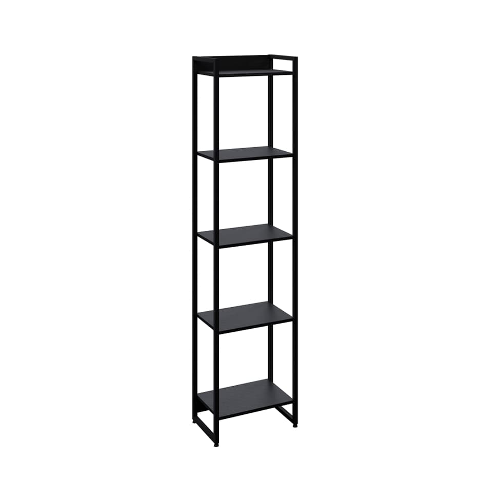 Estante Studio Ônix e Preta 187 cm