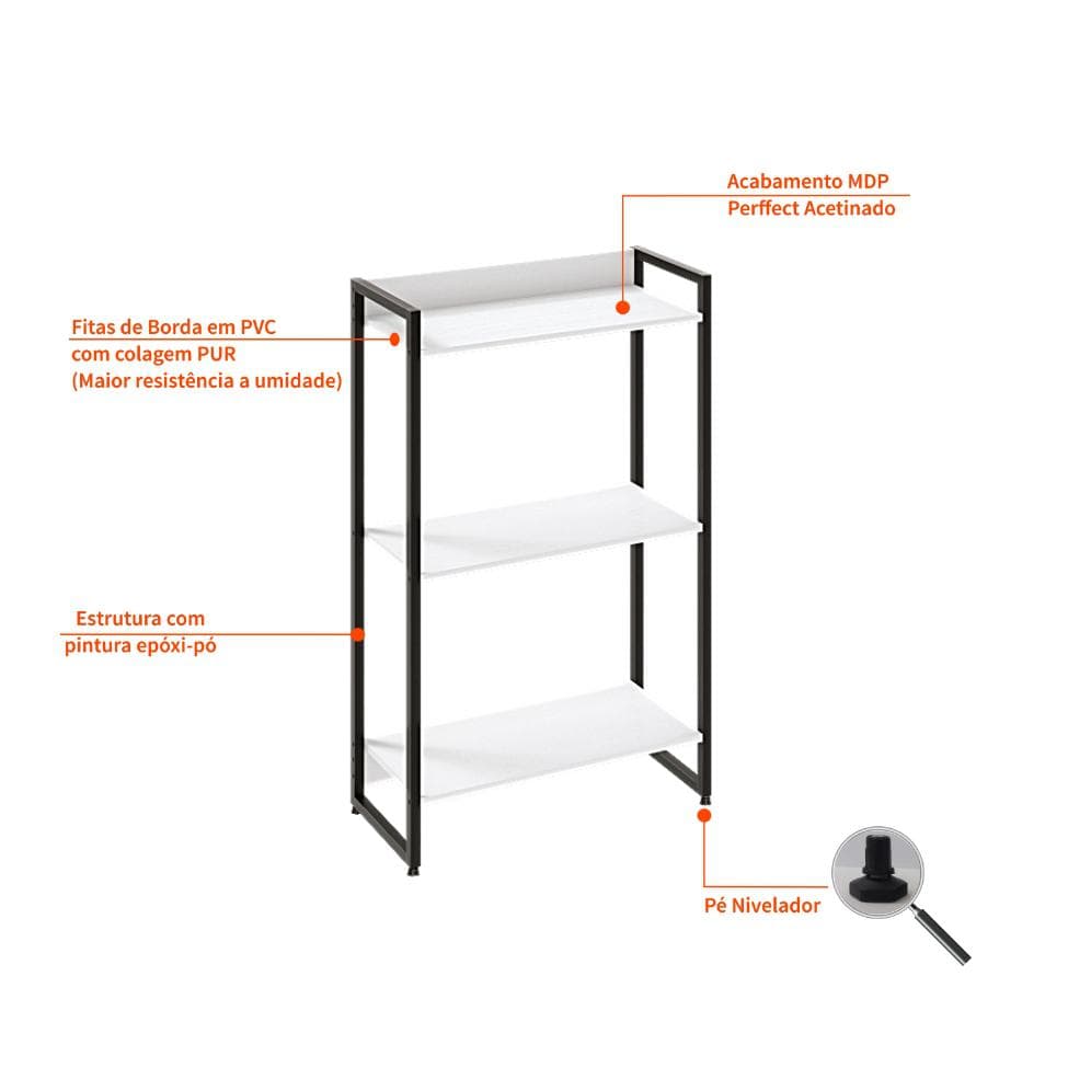 Estante Studio I Branca 60 cm
