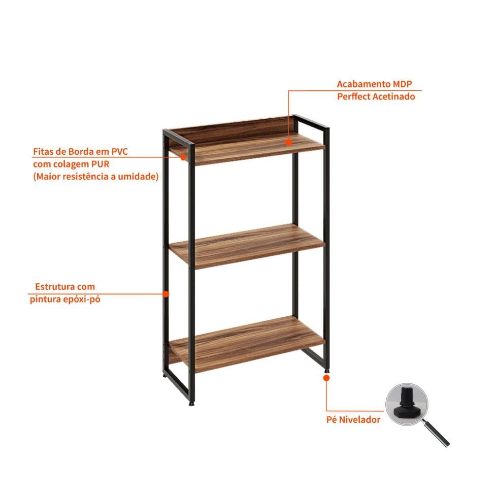 Estante Studio I Nogal 60 cm