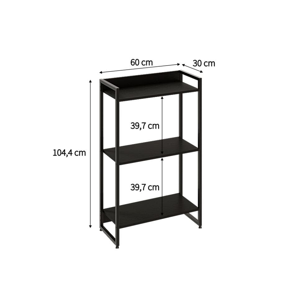 Estante Studio I Preta 60 cm