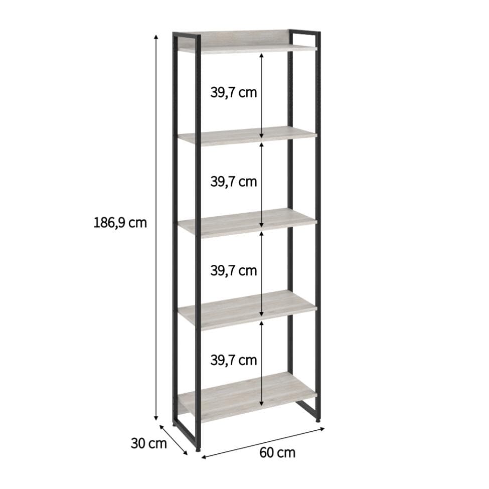 Estante Studio III Bege 60 cm