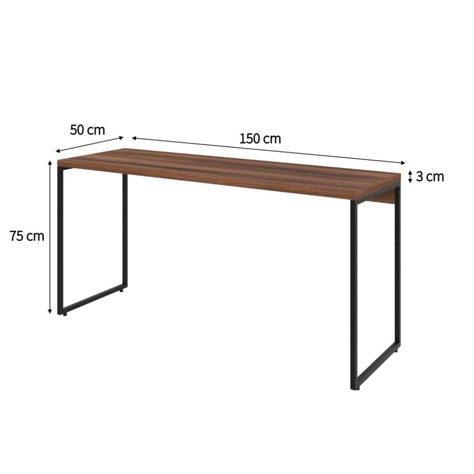 Mesa de Escritório Studio Nogal 150 cm