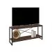 Rack Studio Nogal e Preto 120 cm