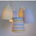 Lustre Pendente Bebê Chevron Soft