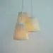 Lustre Pendente Trio Bege