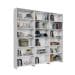 Conjunto com 3 Estantes Madalena Branco