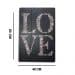 Quadro Decorativo em MDF Love 40X60CM