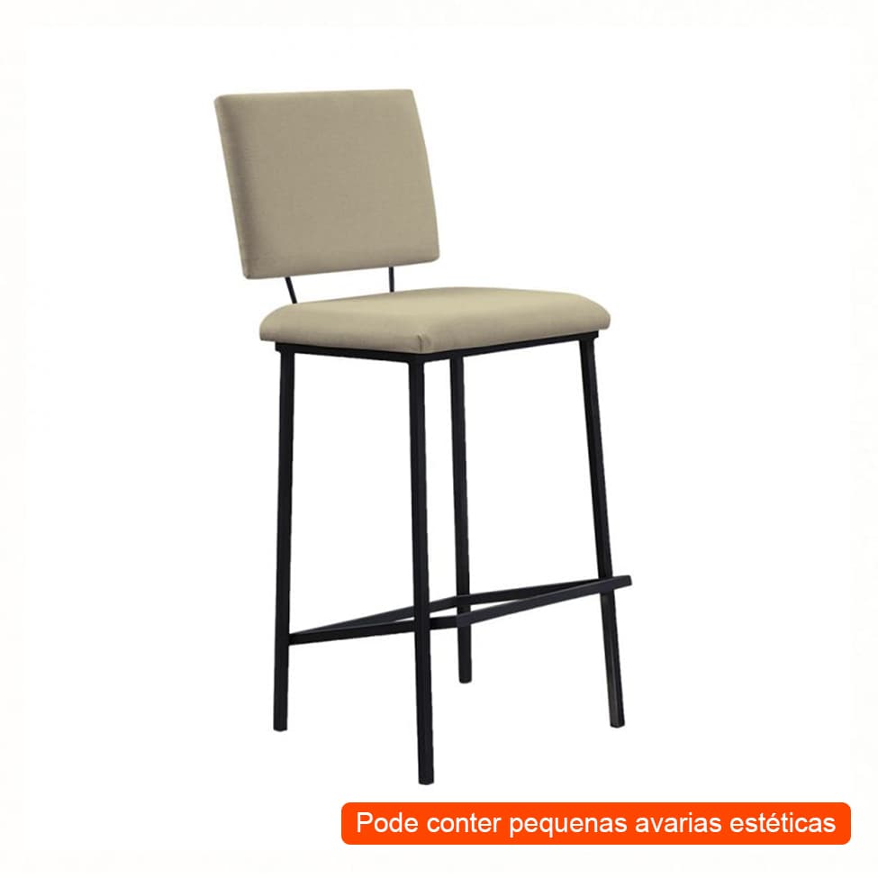 [OUTLET] Banqueta Marcele Bege