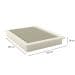 Cama Box Casal Fortaleza Off White