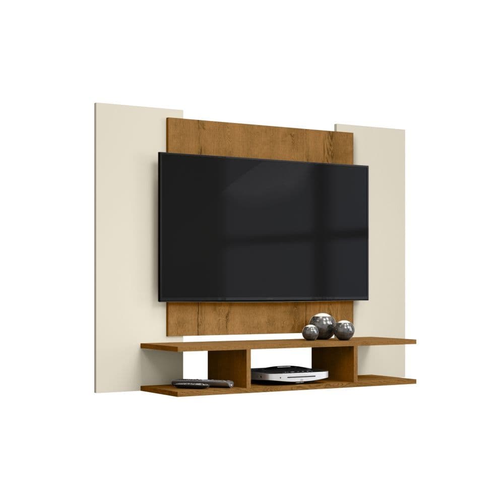 Painel para TV Ebano Off White Freijo
