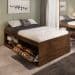 Cama Casal Box Sapateira Tien Malbec