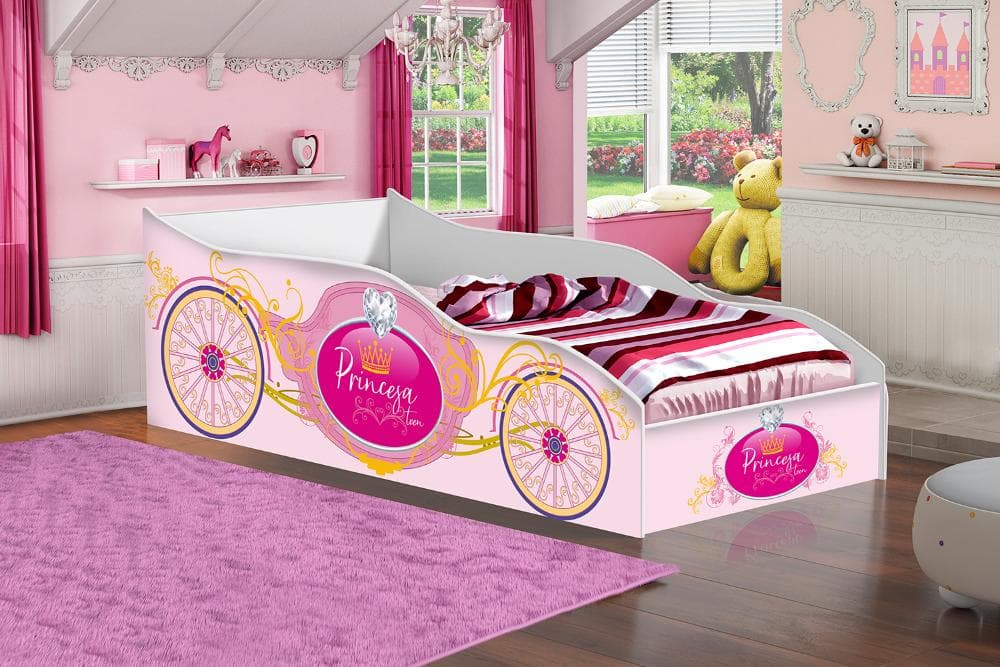 Cama Infantil Génova Rosa