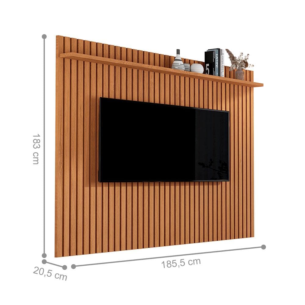 Painel para TV 180 Ripado Cergy Nature