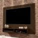 Painel para TV Adhara com Frisos Cedro