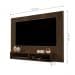 Painel para TV Adhara com Frisos Cedro