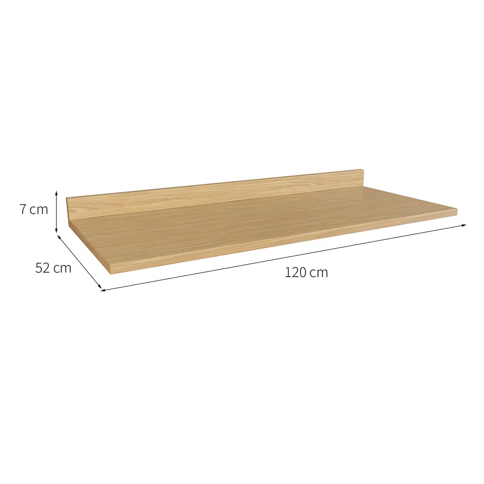 Tampo de Cozinha Gaia Louro Freijo 120 cm