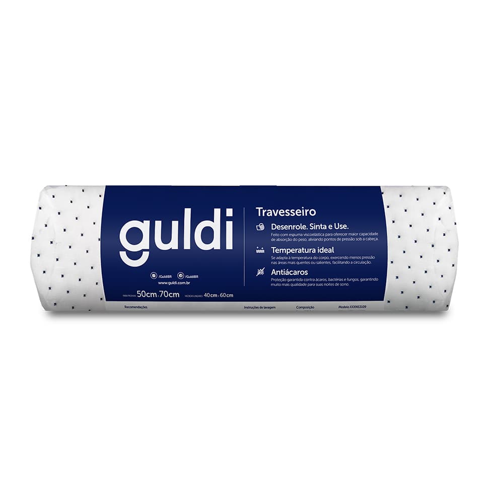 Travesseiro Guldi Soft Nasa Branco