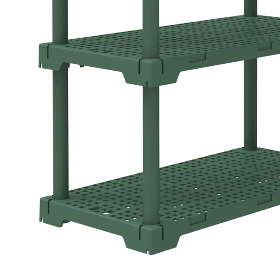 Estante Cube Verde Alecrim (167x82 cm)
