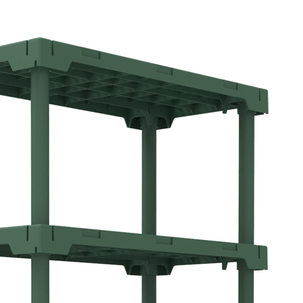Estante Cube Verde Alecrim (167x82 cm)