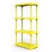Estante Poly Com 4 Prateleiras Amarelo