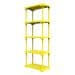 Estante Poly Com 5 Prateleiras Amarelo