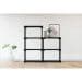 Estante Poly Preta (127x75 cm)