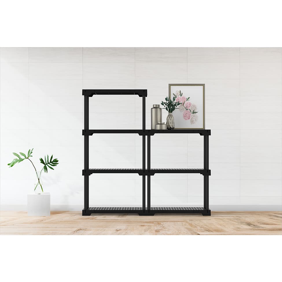 Estante Poly Preta (127x75 cm)