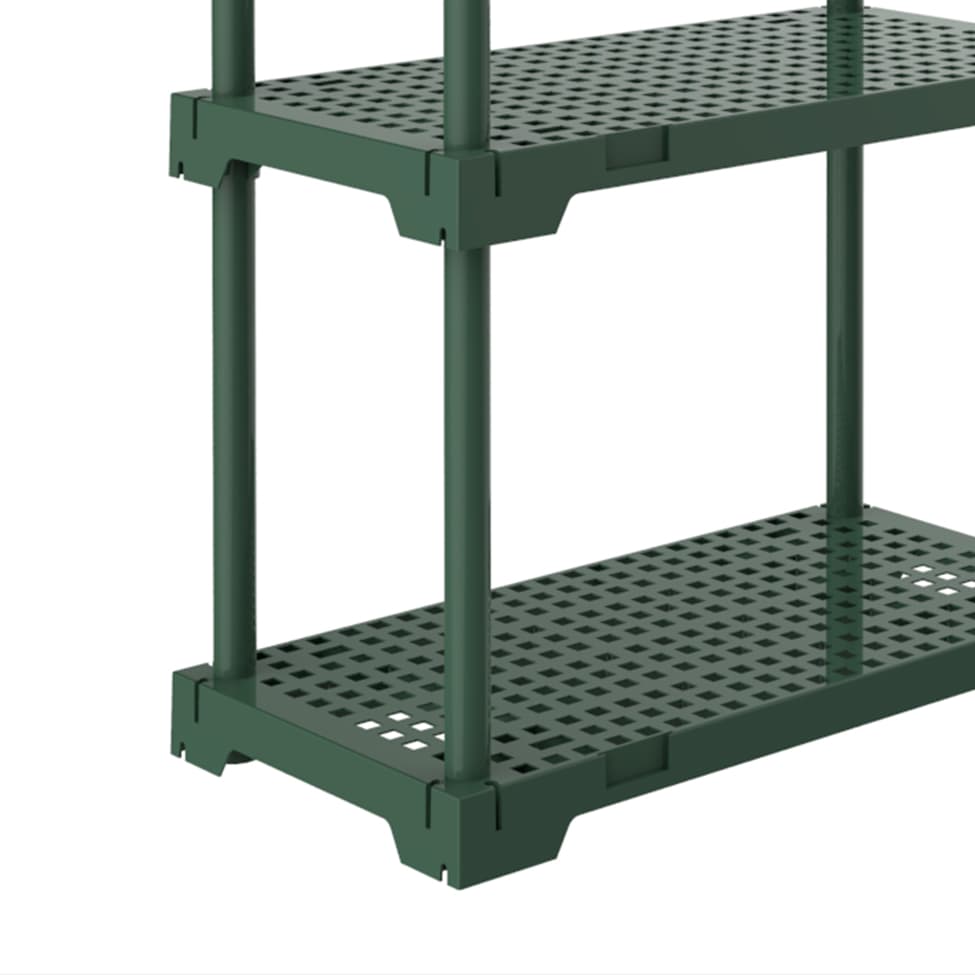 Estante Poly Verde Alecrim (167x70 cm)