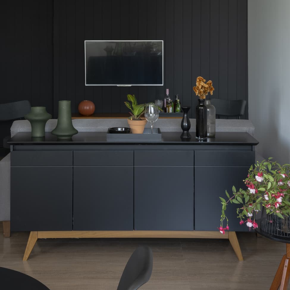 Buffet Classic 4 PT Preto