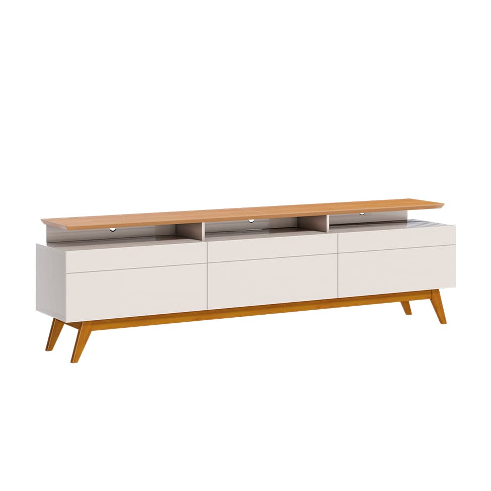 Rack Classic I Off White e Nature 64x218 cm