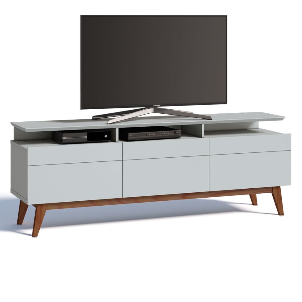 Rack Classic II 3 GV Branco Acetinado 180 cm