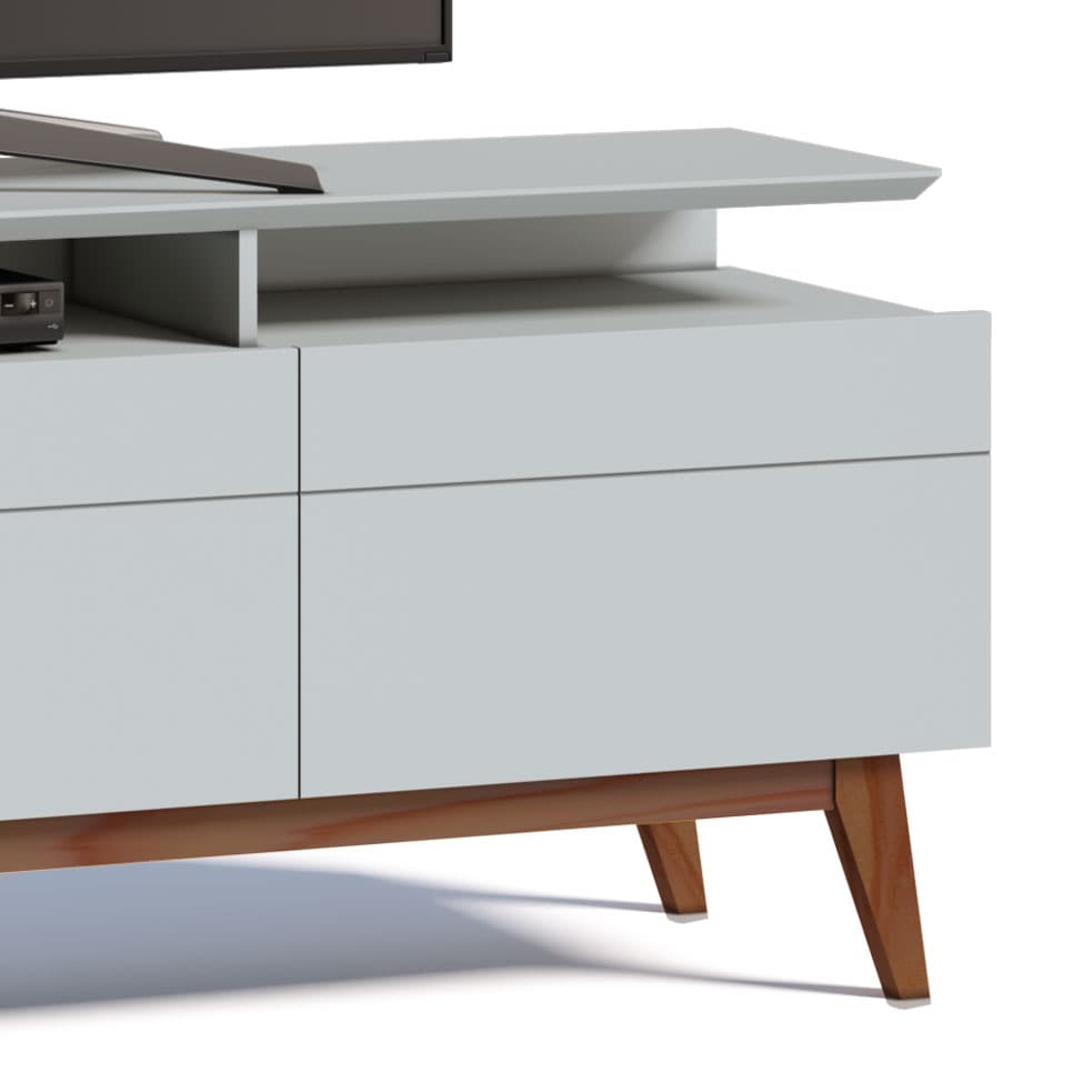 Rack Classic II 3 GV Branco Acetinado 180 cm